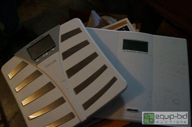 lot 8059 image: Group of Digital Scales - Taylor & Healthamatic