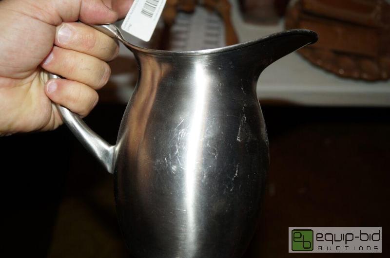 lot 8186 image: US Medical marked Stainless Steel Marked Pitcher