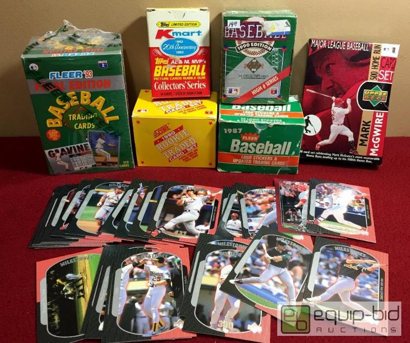 lot 1062 image: HUGE LOT MISC. FACTORY BASEBALL SETS - SPECIAL EDITIONS - INSERTS - ROOKIES AND MORE MUST SEE