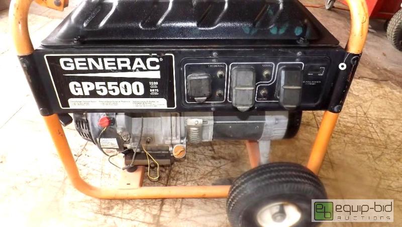 lot 260 image: GENRAC GP 5500 generator