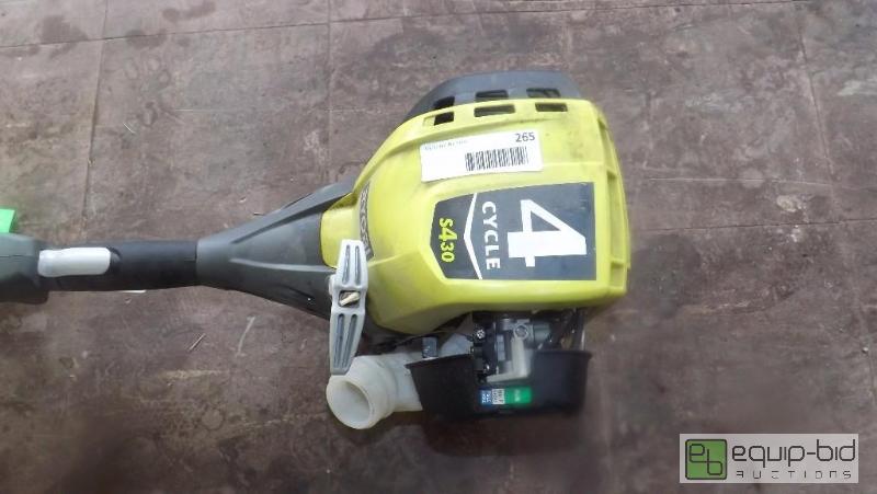 lot 265 image: ryobi 4 cycle weed eater