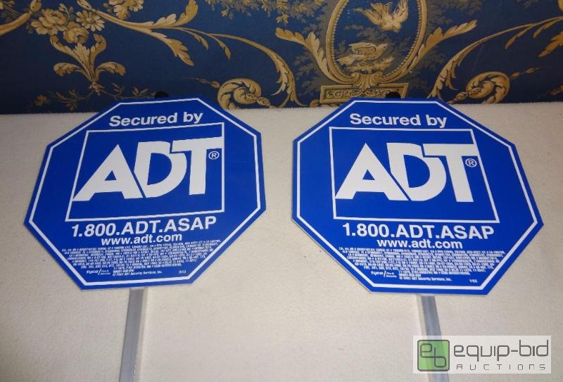 lot 100 image: ADT Security Signs