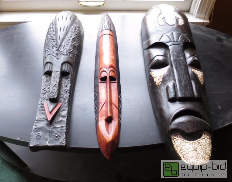 lot 137 image: African Wall Decor Lot