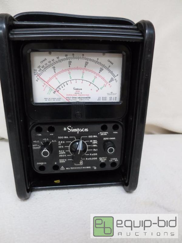 lot 145 image: Vintage Volt Meter