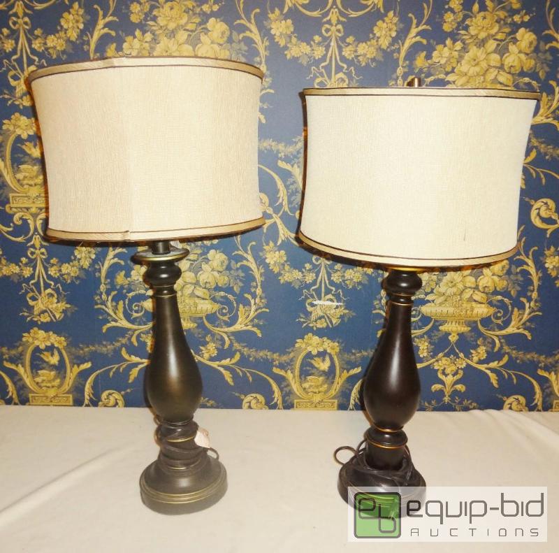 lot 154 image: Pair of Lamps