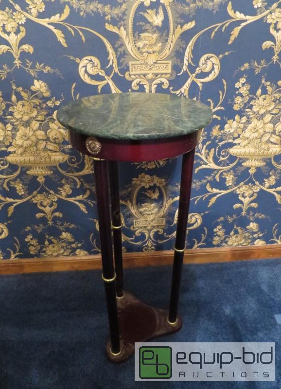 lot 196 image: Little Side Table Faux Marble