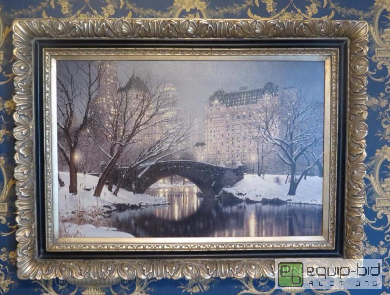 lot 2 image: Twilight in Central Park Original by Rod Chase