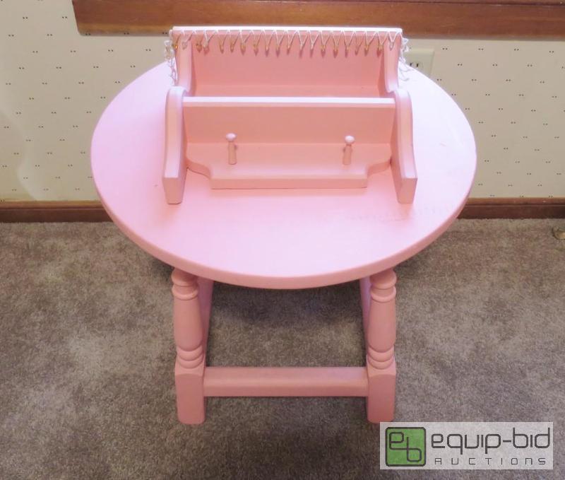 lot 37 image: Cute Repurposed Table Etc.