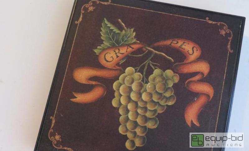 lot 63 image: GRAPE WALL ART