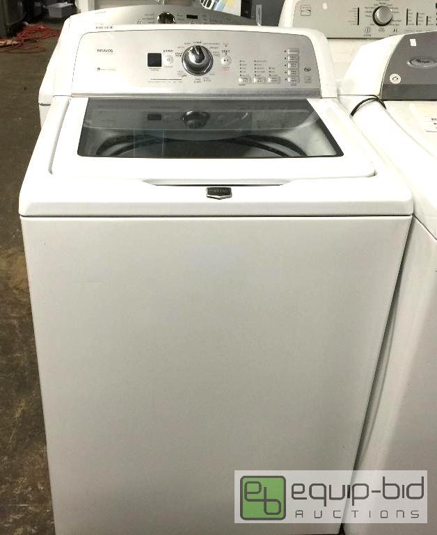lot 1049 image: Maytag 3.6 cu. ft. High-Efficiency Top-Load Washer - White