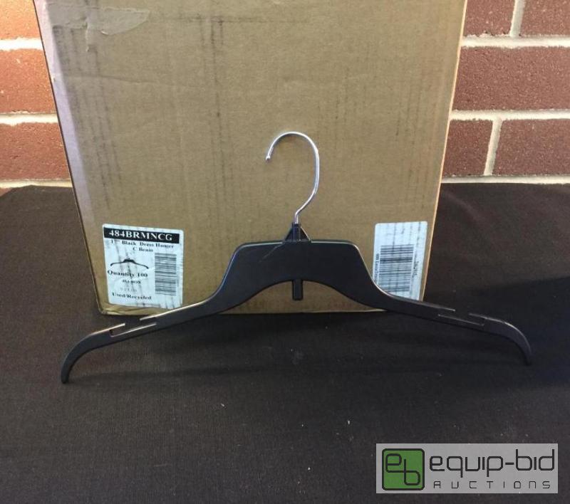 lot 1030 image: Black Dress Hangers  Quantity Approximately ...