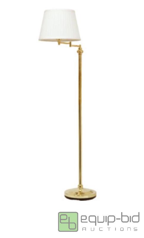 lot 1031 image: HD Supply Incandescent Swing Arm Floor Lamp&n...