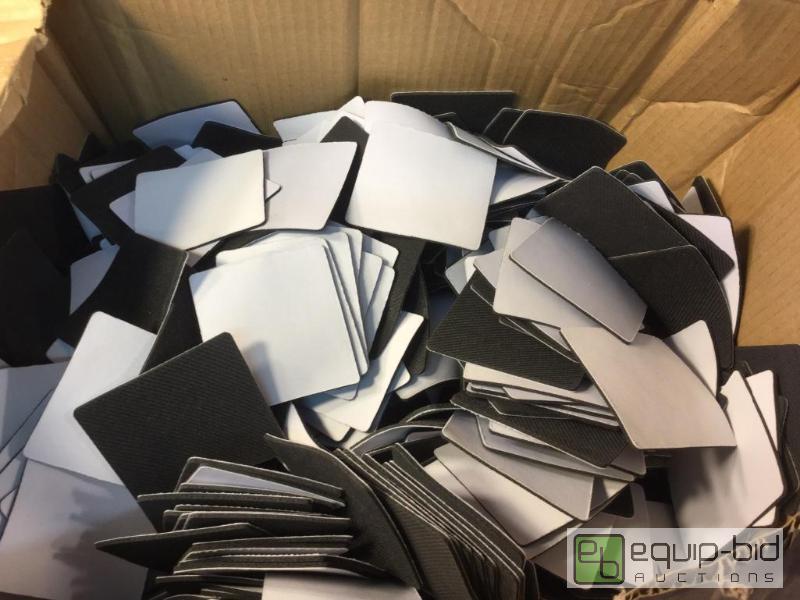 lot 1032 image: Square Rubber BLANK Coasters  Quantity hundr...