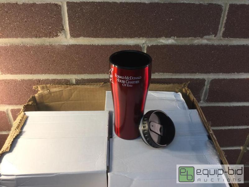lot 1034 image: Coffee Mugs with slip on lids&nbsp  Quantity...