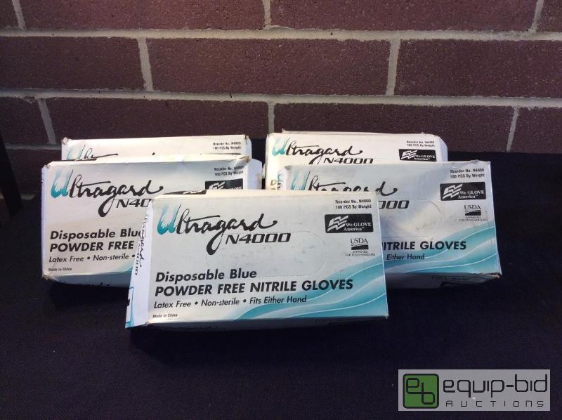 lot 1062 image: Ultragard N4000 Disposable Blue Powder Free N...