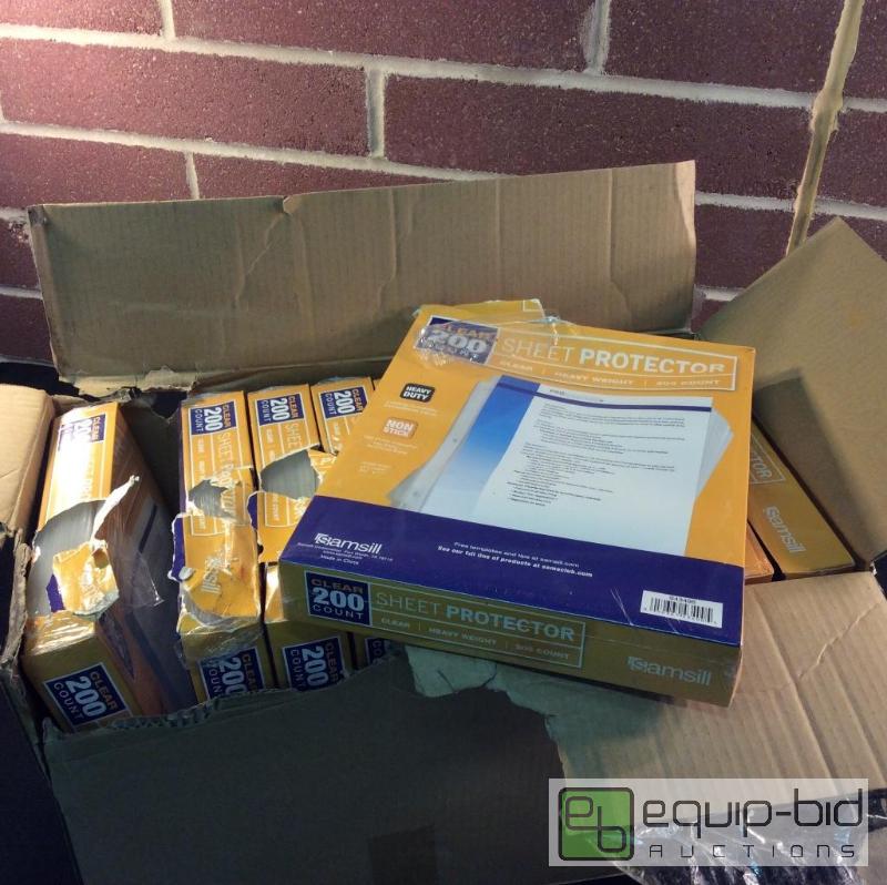 lot 1119 image: Sheet Protectors-Heavy Weight  Quantity 10 p...