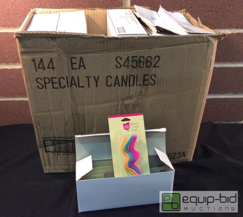 lot 1138 image: Cake Mate Neon Crazy Curl Candles  Quantity ...