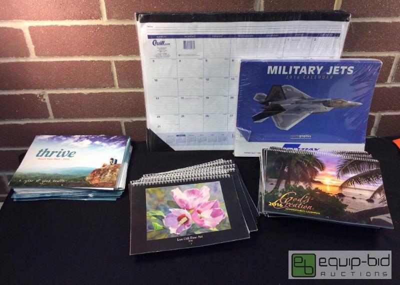 lot 1143 image: Lot of 2016 Calendars  Quantity 65 Condition...