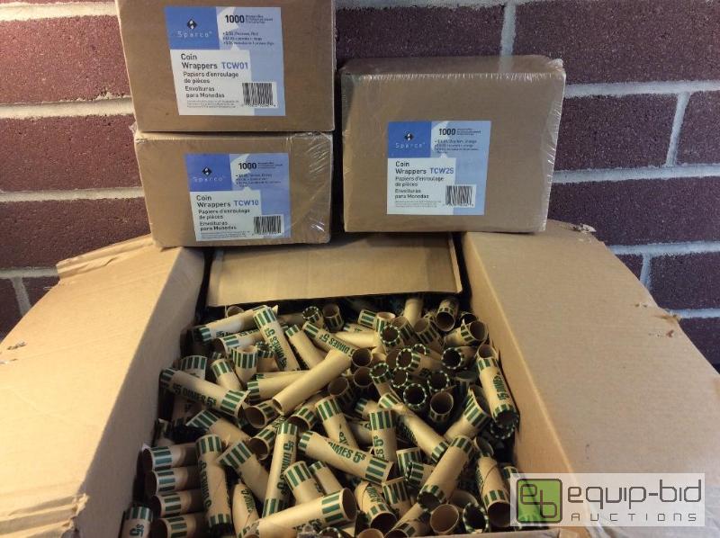 lot 1157 image: Big Lot of Coin Wrappers  Quantity Approxima...