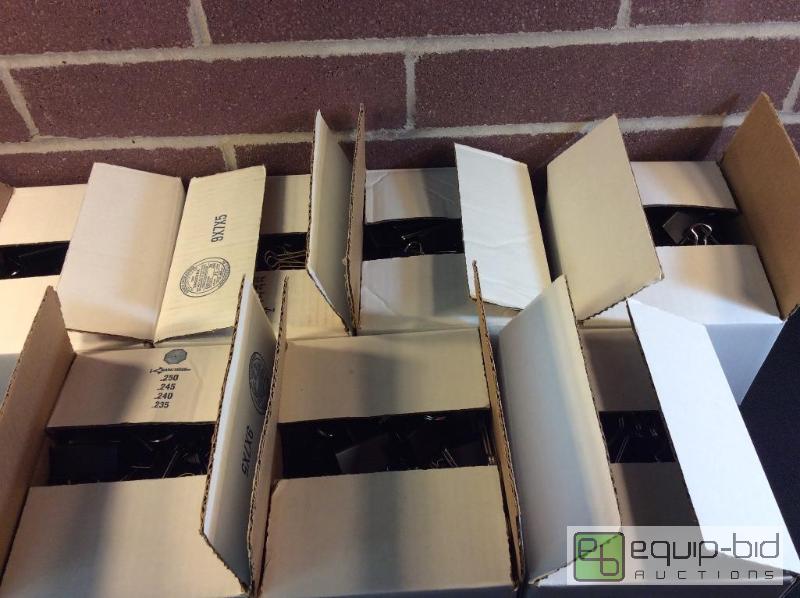 lot 1160 image: Huge Lot of Binder Clips  Quantity Approxima...