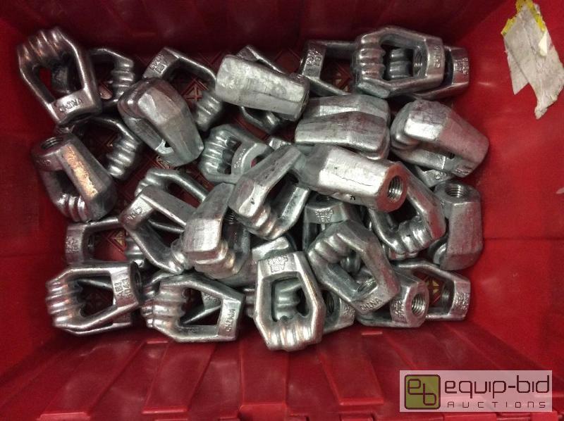 lot 1168 image: Power Pole Anchor Parts  Quantity 39 Model#...