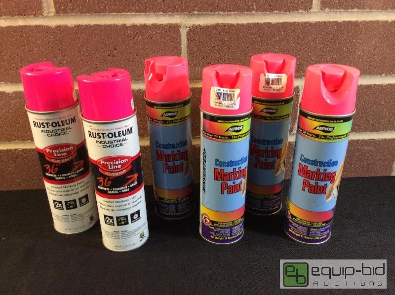 lot 1191 image: Lot of Commercial Spray Paints  Quantity 6 -...