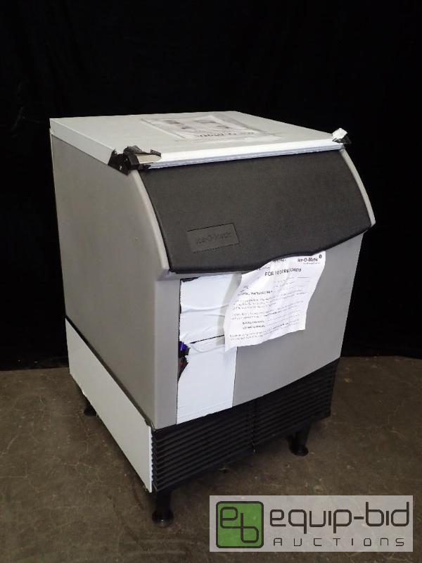 lot 9407 image: Ice-O-Matic (ICEU220HW) - 251 lb Self-Contained Half Cube Ice Machine