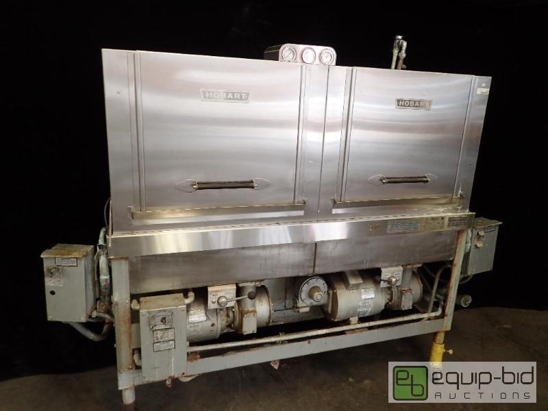 lot 9418 image: Hobart C 64 Stainless Steel Commercial Dishwasher