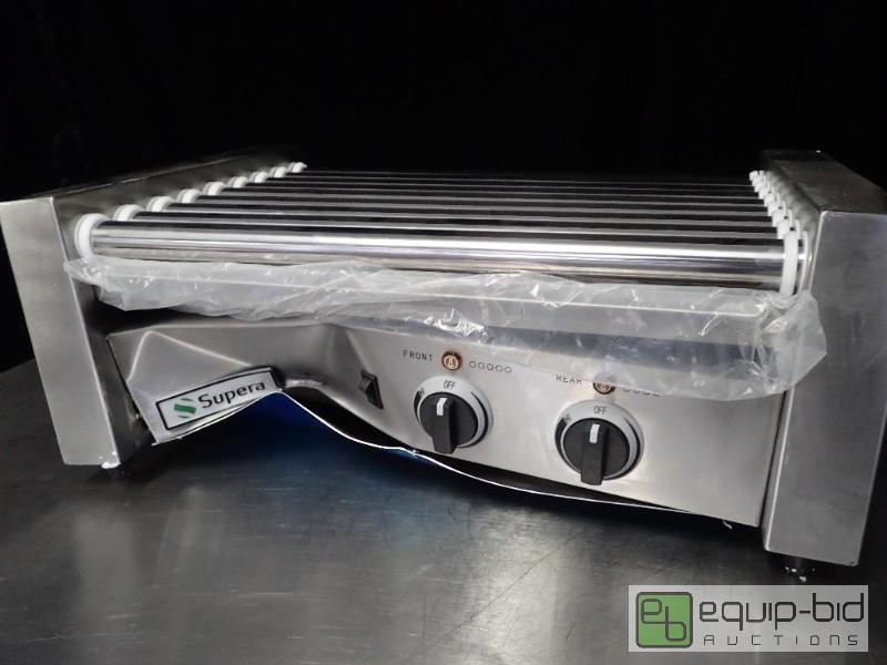 lot 9423 image: Supera RGL91 9 Roller Hot Dog Grill