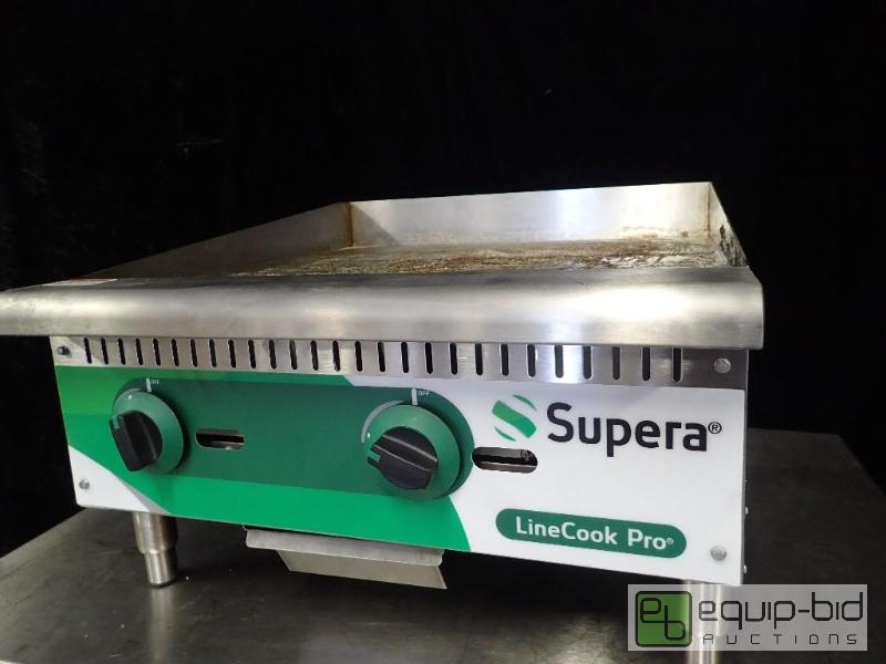 lot 9424 image: Supera (LCG24-2) - LineCook Pro 24 Gas Griddle