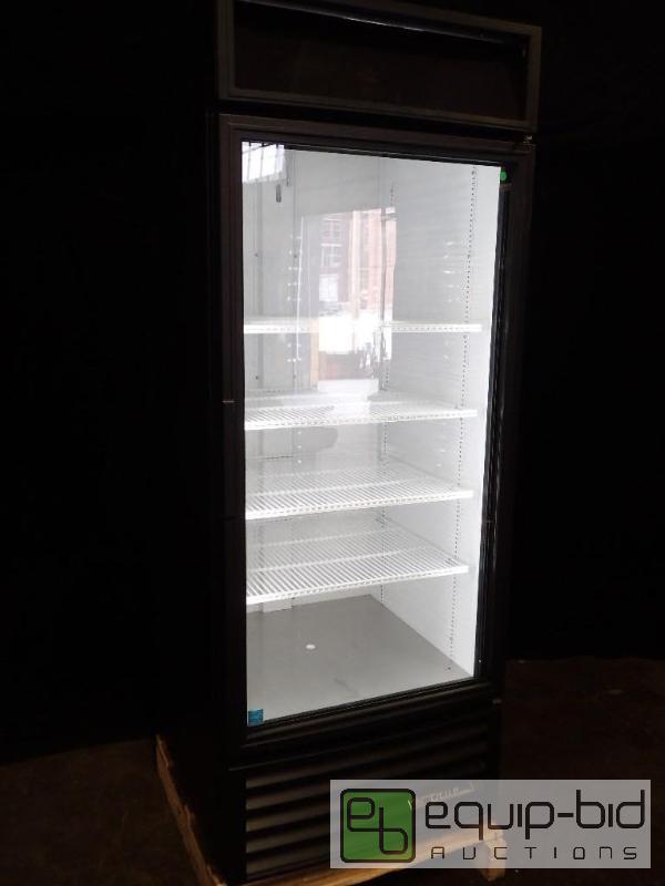 lot 9442 image: True (GDM-26-LD) - 30 Swing Glass Door Merchandiser Refrigerator LED