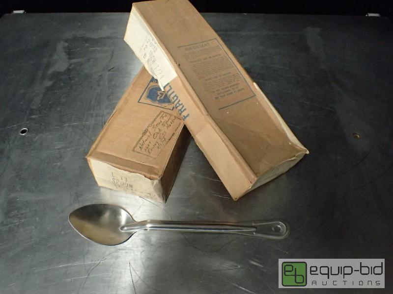 lot 9451 image: (24) New Bloomfield 13in Stainless Steel Spoons