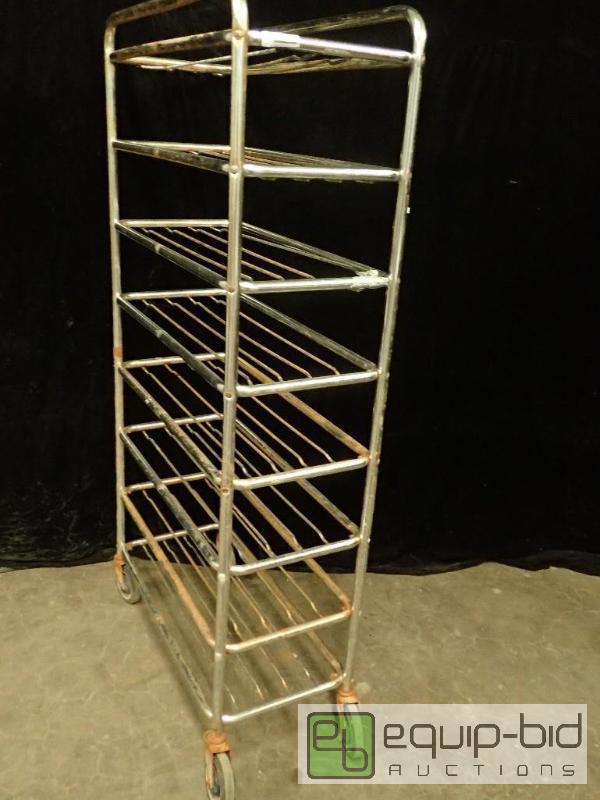 lot 9463 image: 8 Tier Rack on Casters