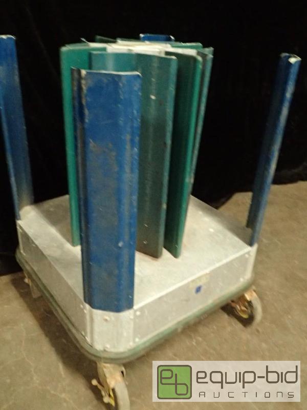 lot 9472 image: Cres Cor Adjustable Auminum Plate Cart