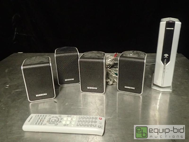 lot 9622 image: Samsung DVD Surround Sound System with a Wireless Model