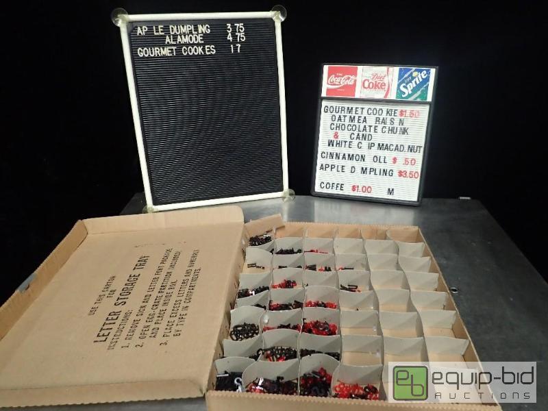 lot 9633 image: Lot of Two Sings and a Box of Letters
