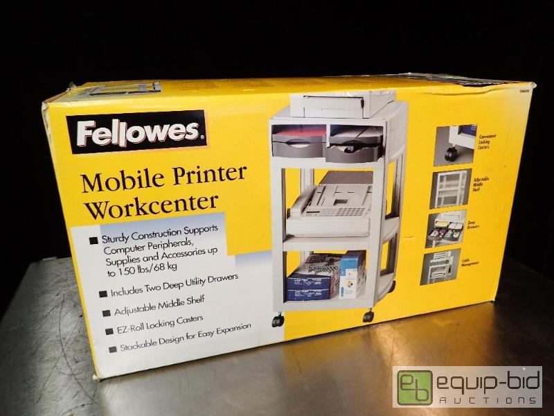 lot 9667 image: Fellows Mobile Printer Work Station