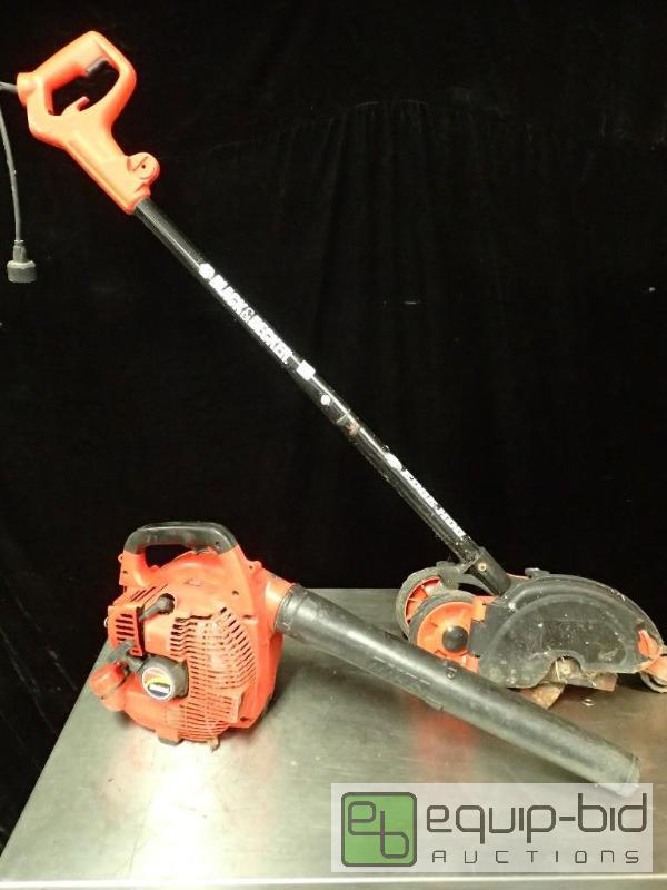lot 9668 image: Gas Leaf Blower and Electric Edger