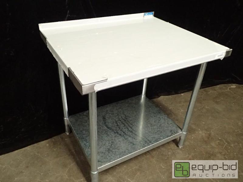 lot 9704 image: BK Resources VTTR-3630 Work Table, 36, Stainless Steel Top