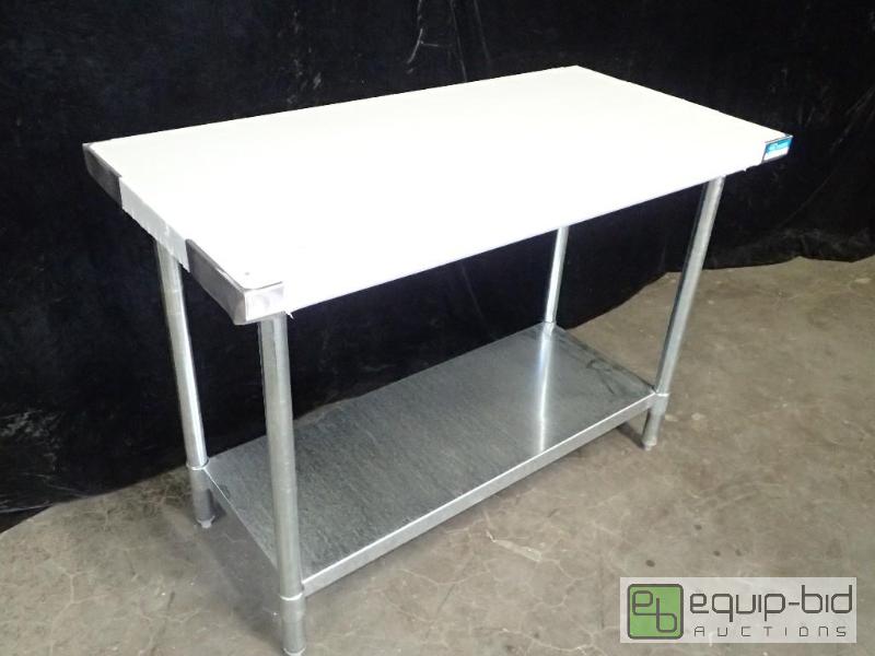 lot 9716 image: BK Resources VTT-4824 Work Table, 48, Stainless Steel Top