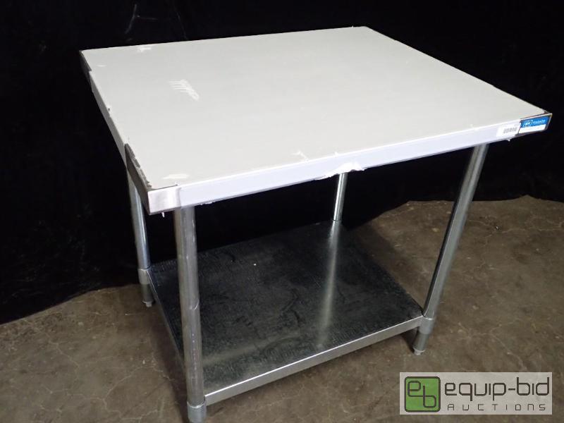 lot 9719 image: BK Resources VTT-3630 Work Table, 36, Stainless Steel Top