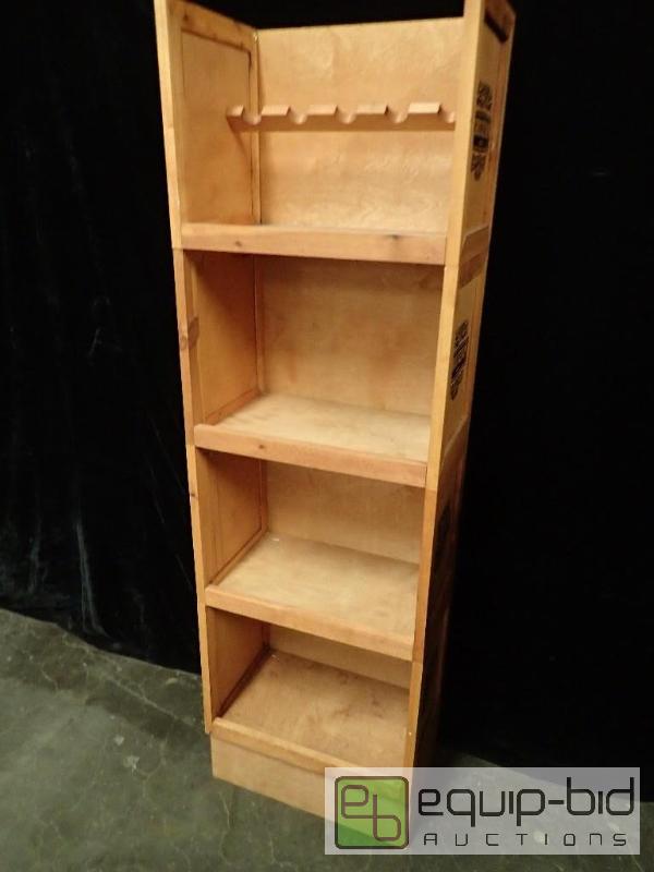 lot 9816 image: Four Tier Plastic Rack