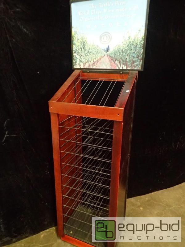lot 9824 image: Rolling Wine Rack