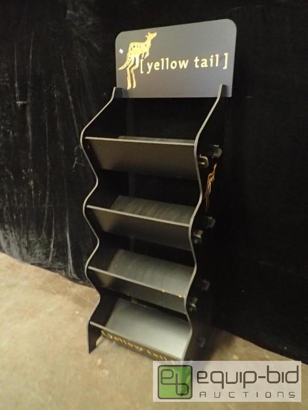 lot 9829 image: Yellow Tail 4 Tier Merchandising Rack