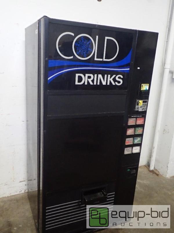 lot 795 image: Dixie-Narco 8 Selection Cold Drink Vending Machine