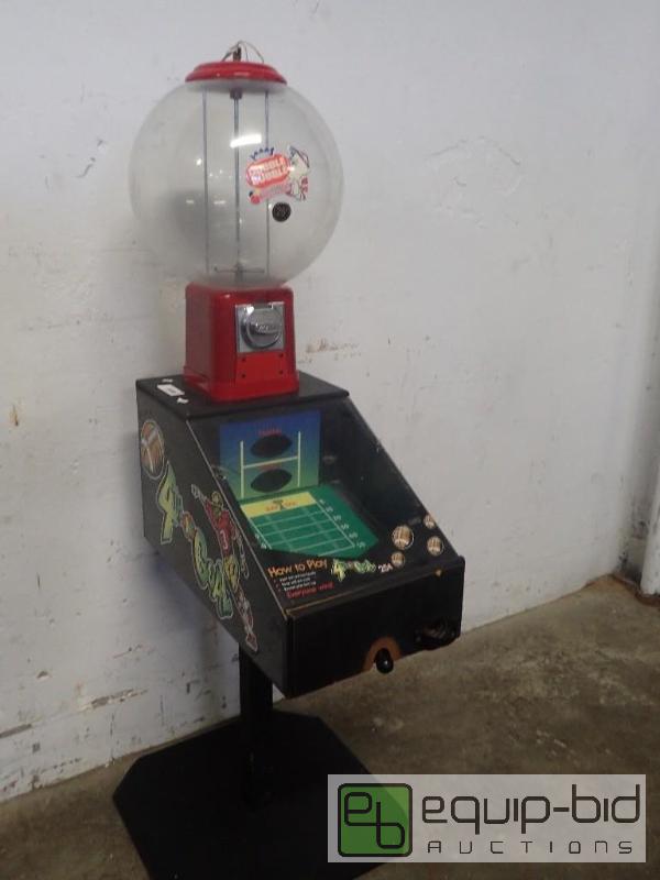 lot 797 image: 4th and Goal Interactive Game Gumball Vending Machine