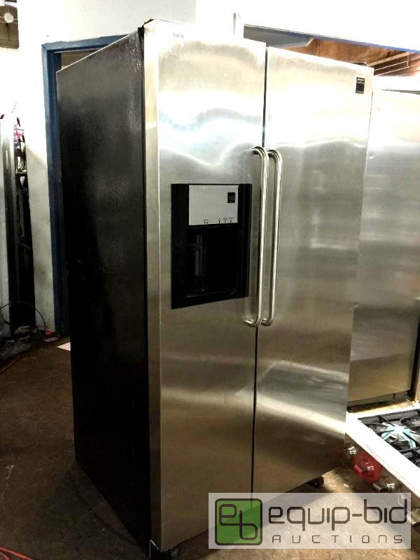 lot 017-2 image: Frigidaire GALLERY SERIES Professional 22.6 Cu. Ft. Stainless Steel Side-by-Side Refrigerator