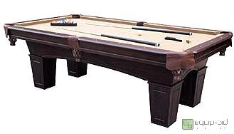 lot 10-0 image: MD Sports Crestmont 8 ft. Billiard Table with Bonus Table Tennis Top