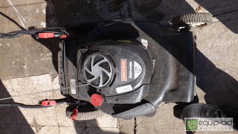 lot 1165 image: Craftsman 190cc Briggs & Stratton Platinum Engine, 22 Rear Drive Self-Propelled EZ Lawn Mower