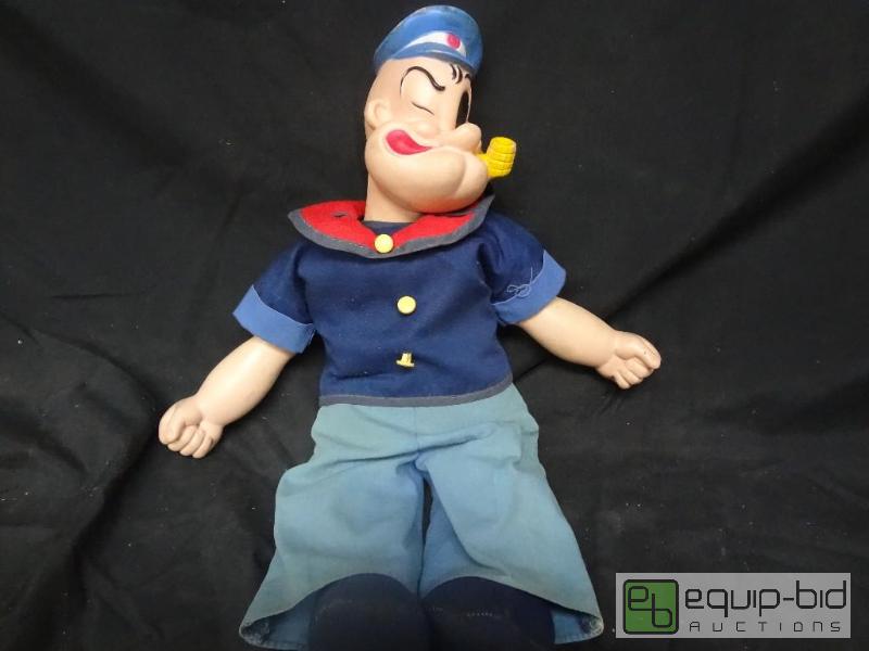 lot 21 image: Vintage Popeye Doll